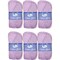 Threadart 100% Pure Cotton Crochet Yarn Size 4 | 50 gram Skeins | Worsted Medium | 85 yds per Skein | 30 Colors Available | Singles, 3 Packs, 6 Packs